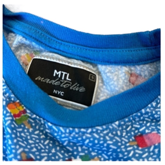 MTL made to live Ice cream short sleeve t shirt small - Picture 1 of 9